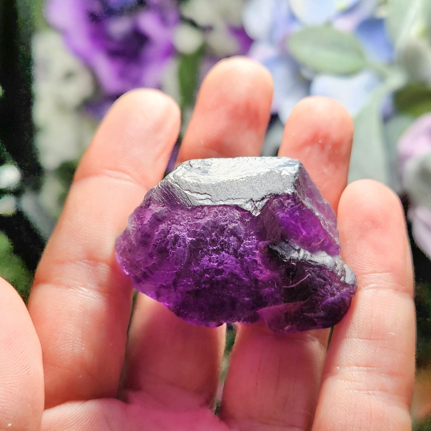 Purple Fluorite Crystal