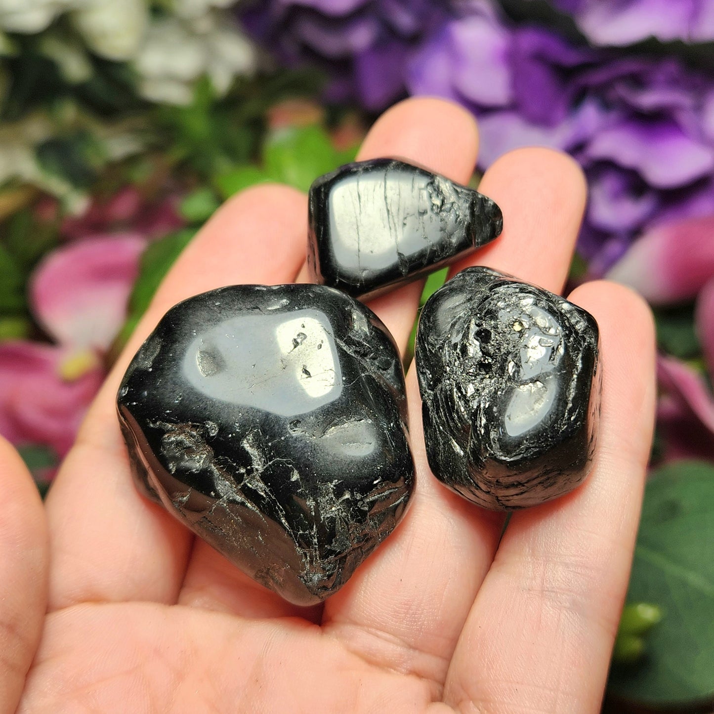 Black Tourmaline Tumbled