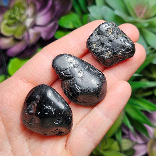 Black Tourmaline Tumbled