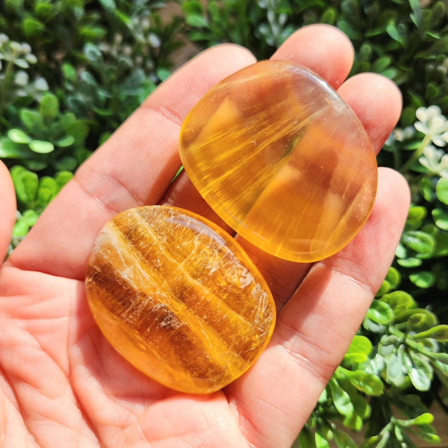 Yellow Fluorite Crystal