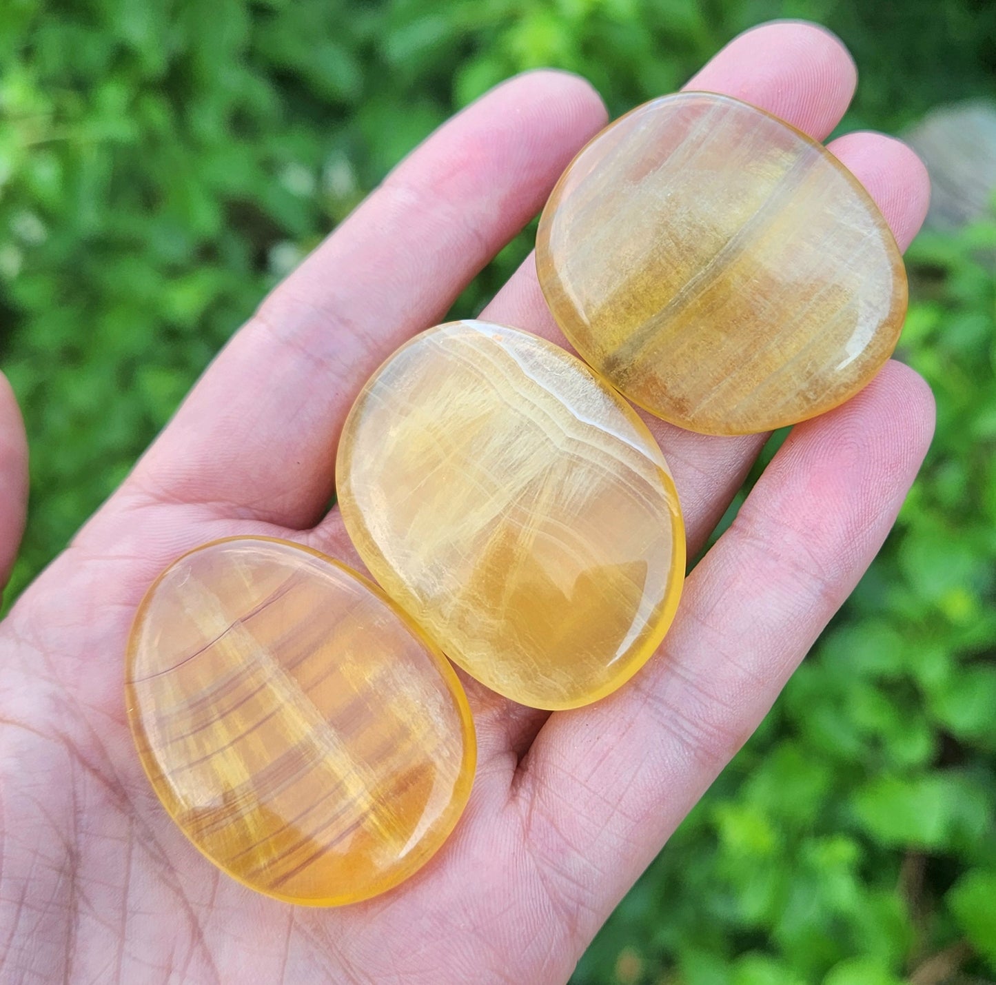 Yellow Fluorite Crystal