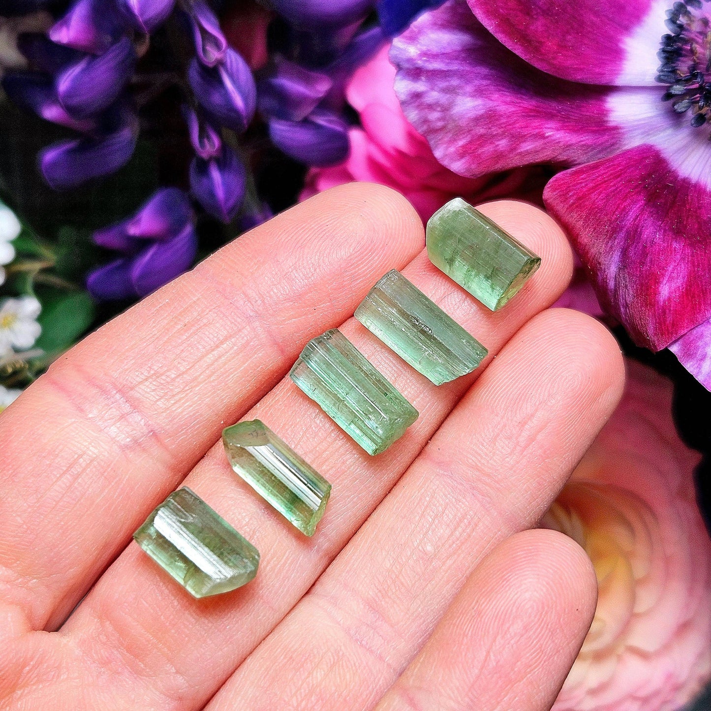 Green Tourmaline Crystal