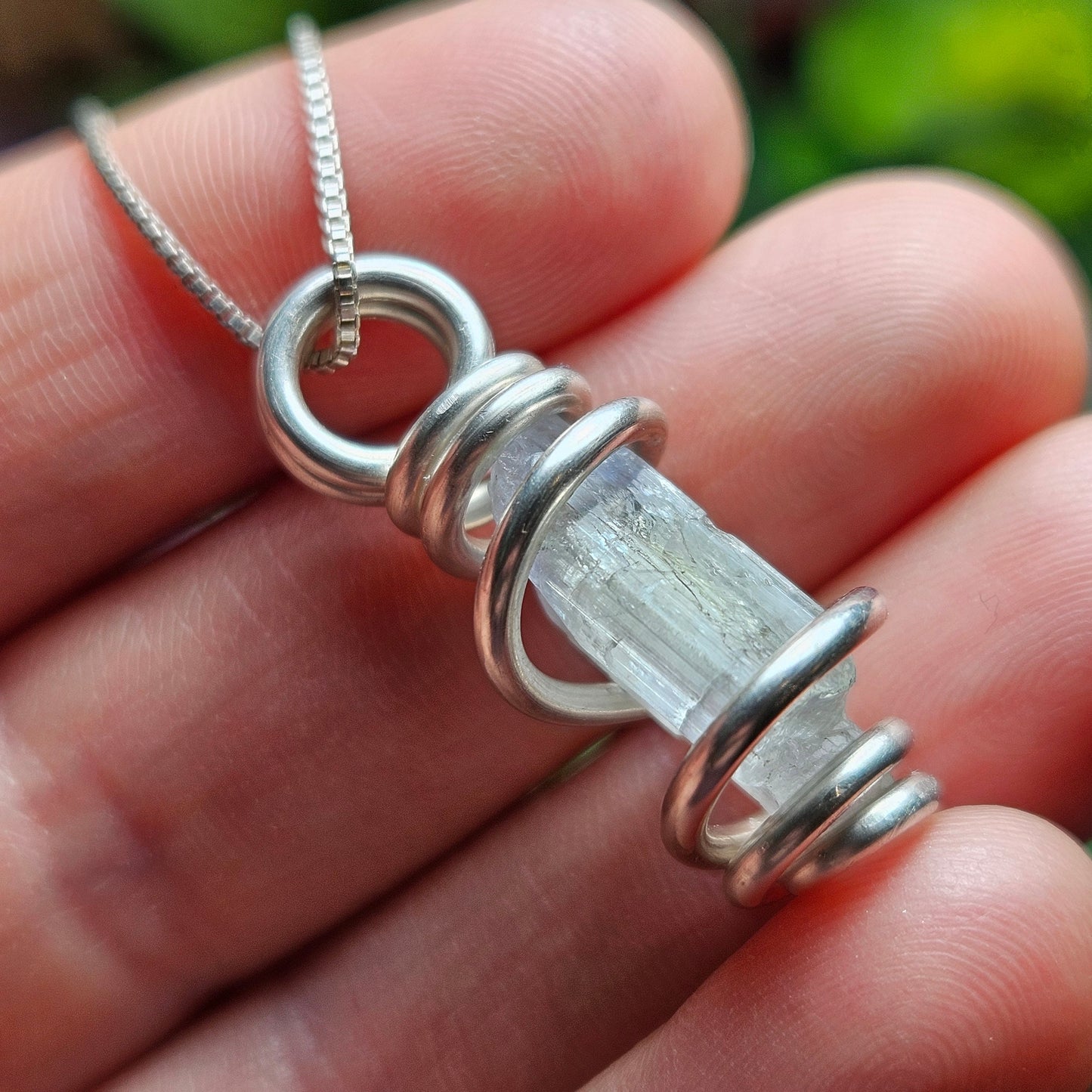 RARE Colorless Tanzanite Pendant