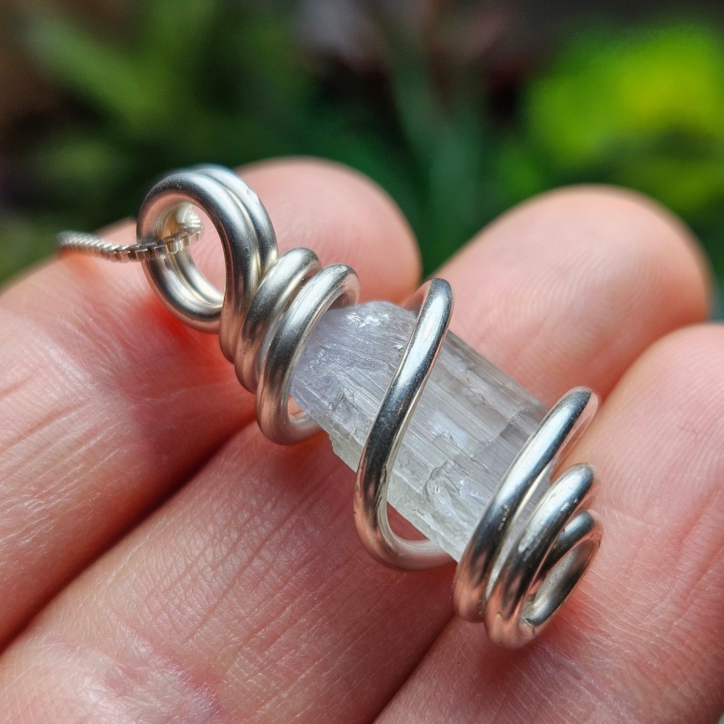 RARE Colorless Tanzanite Pendant
