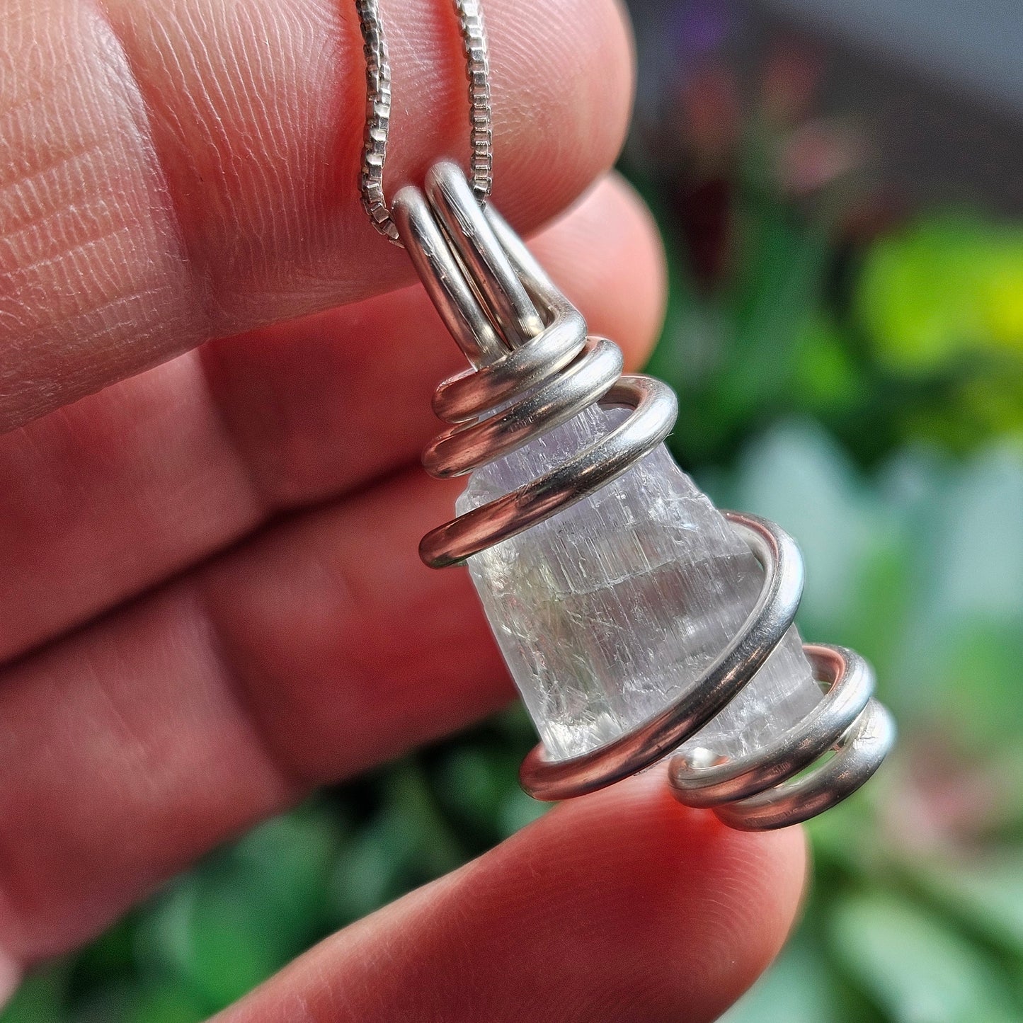 RARE Colorless Tanzanite Pendant