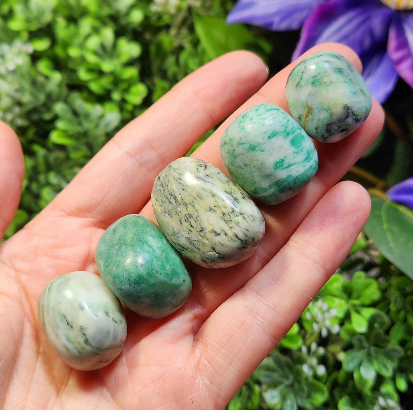 Emerald Fuchsite in Quartz