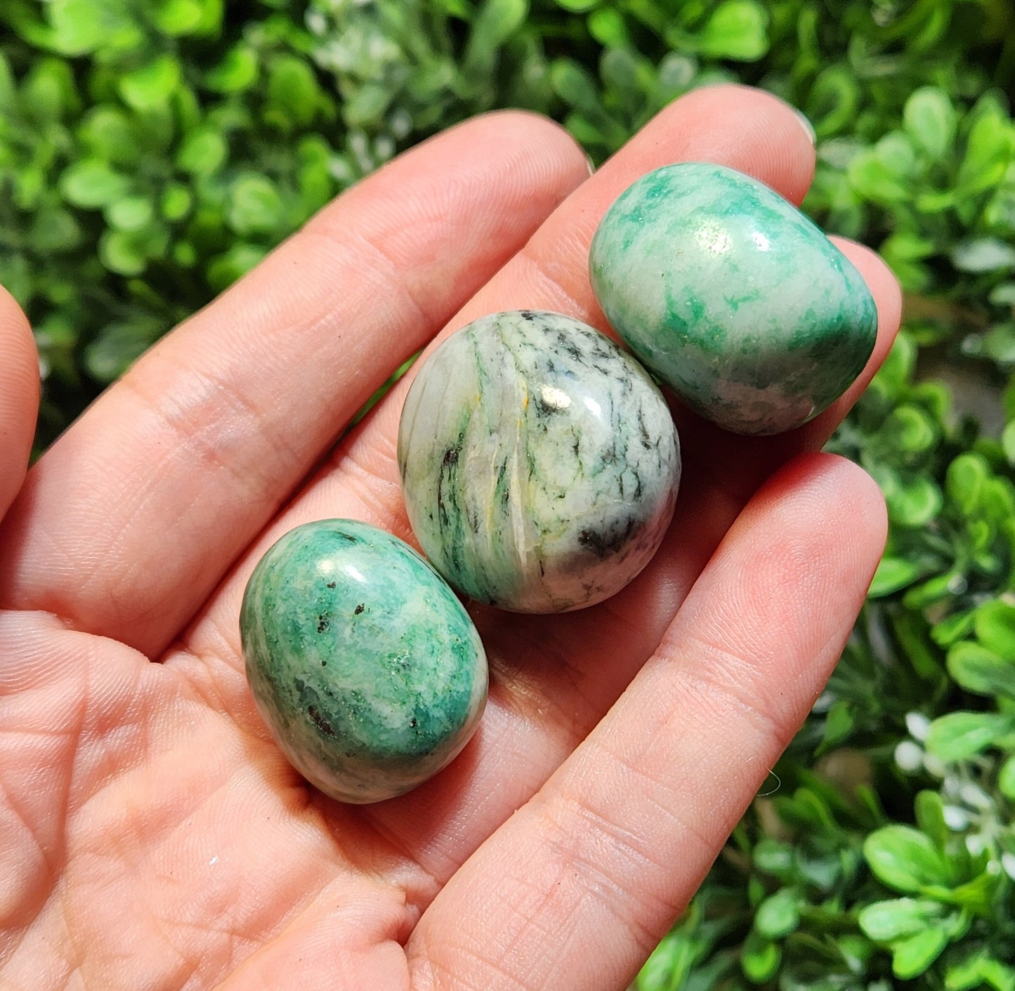 Emerald Fuchsite in Quartz