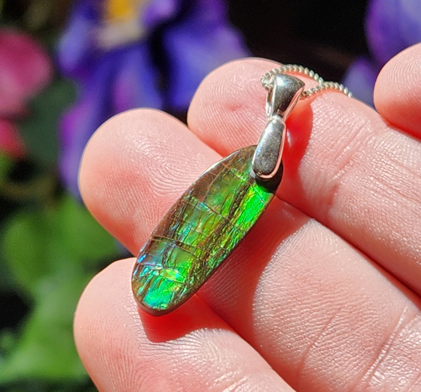 Ammolite Pendant