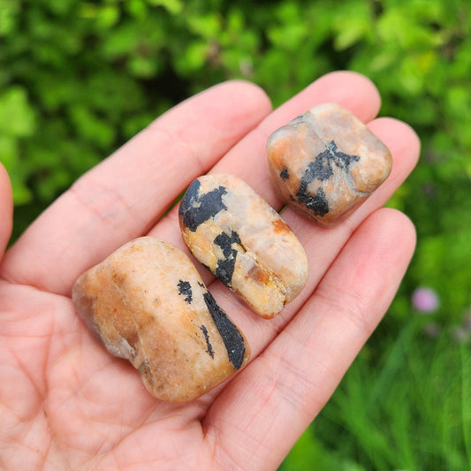 Black Tourmaline & Moonstone