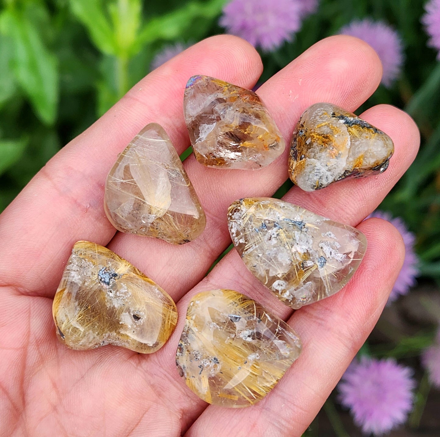 Hematite Rutile in Quartz