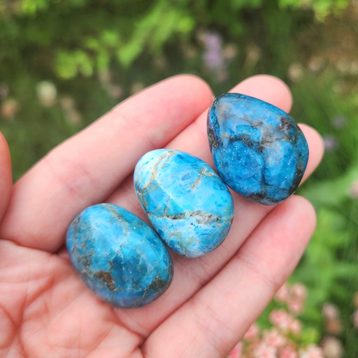 Blue Apatite Crystal