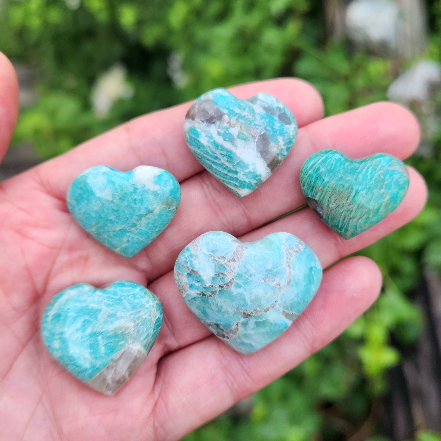 Amazonite Heart