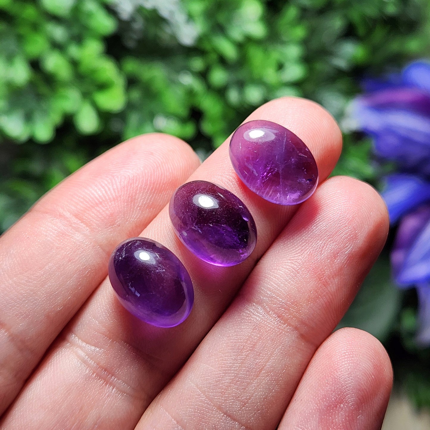 Amethyst Crystal Cabochon