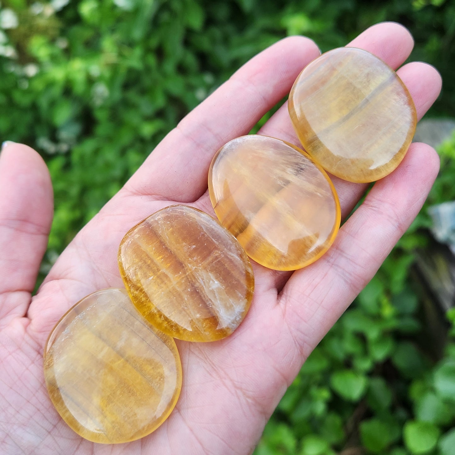 Yellow Fluorite Crystal