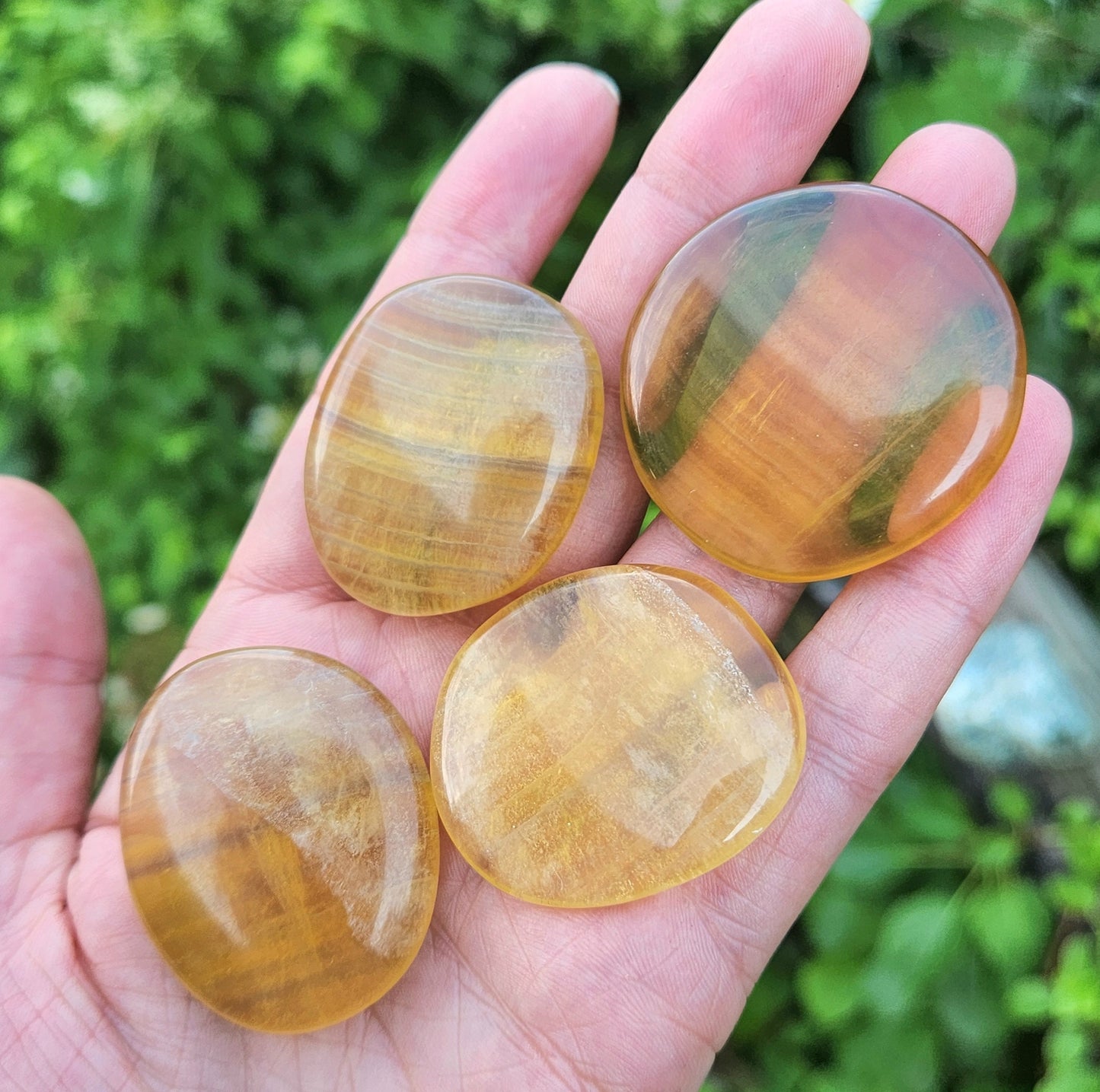 Yellow Fluorite Crystal