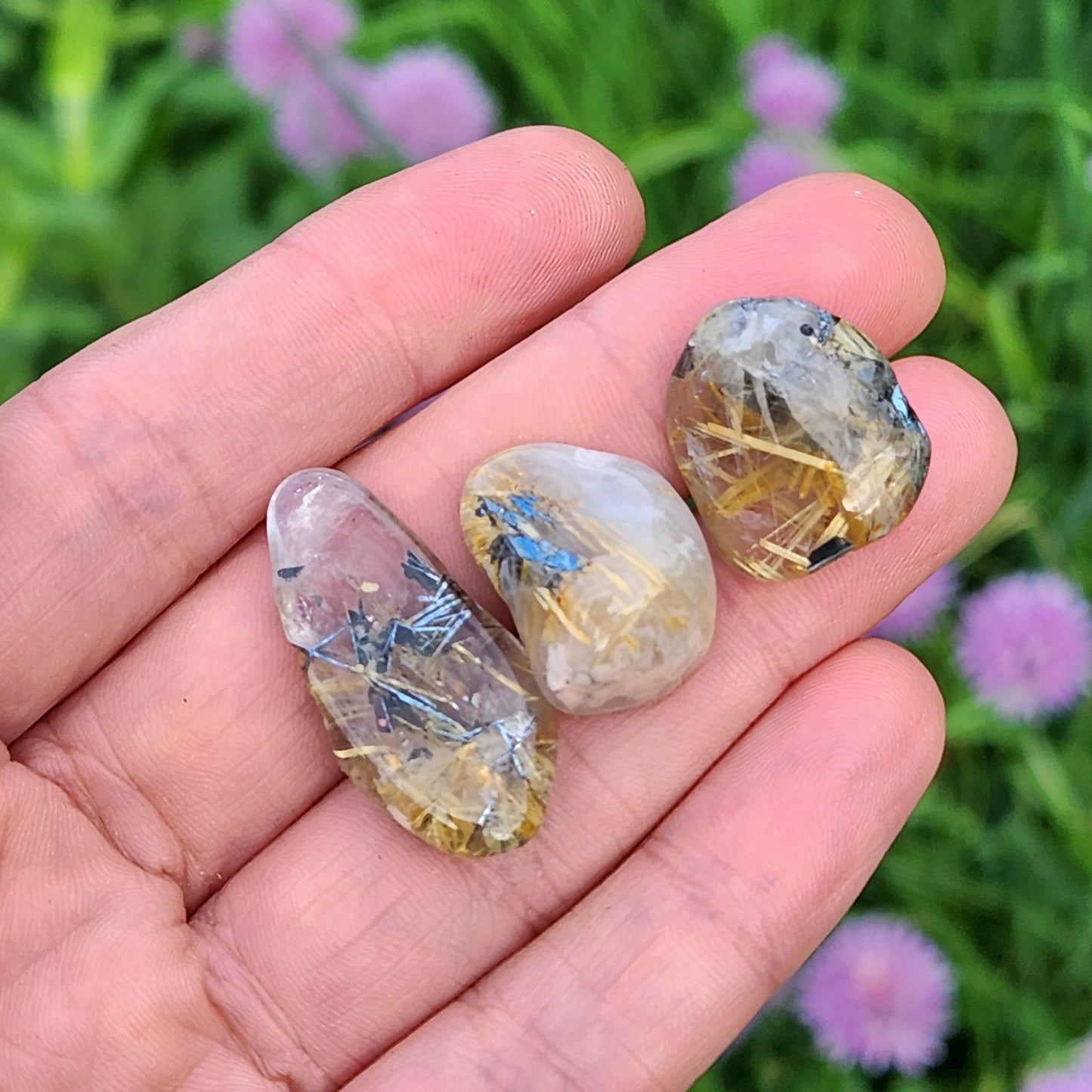 Hematite Rutile in Quartz