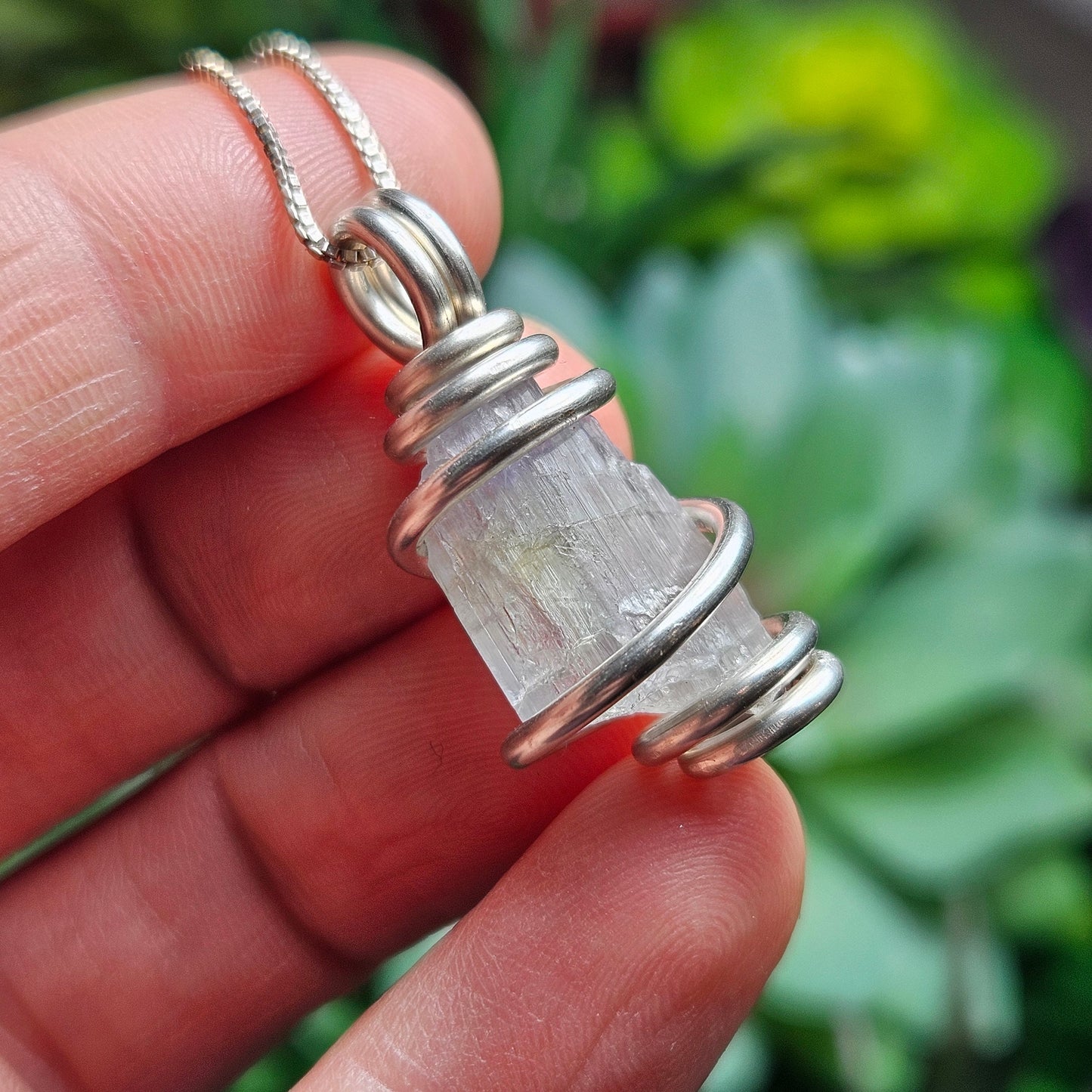 RARE Colorless Tanzanite Pendant
