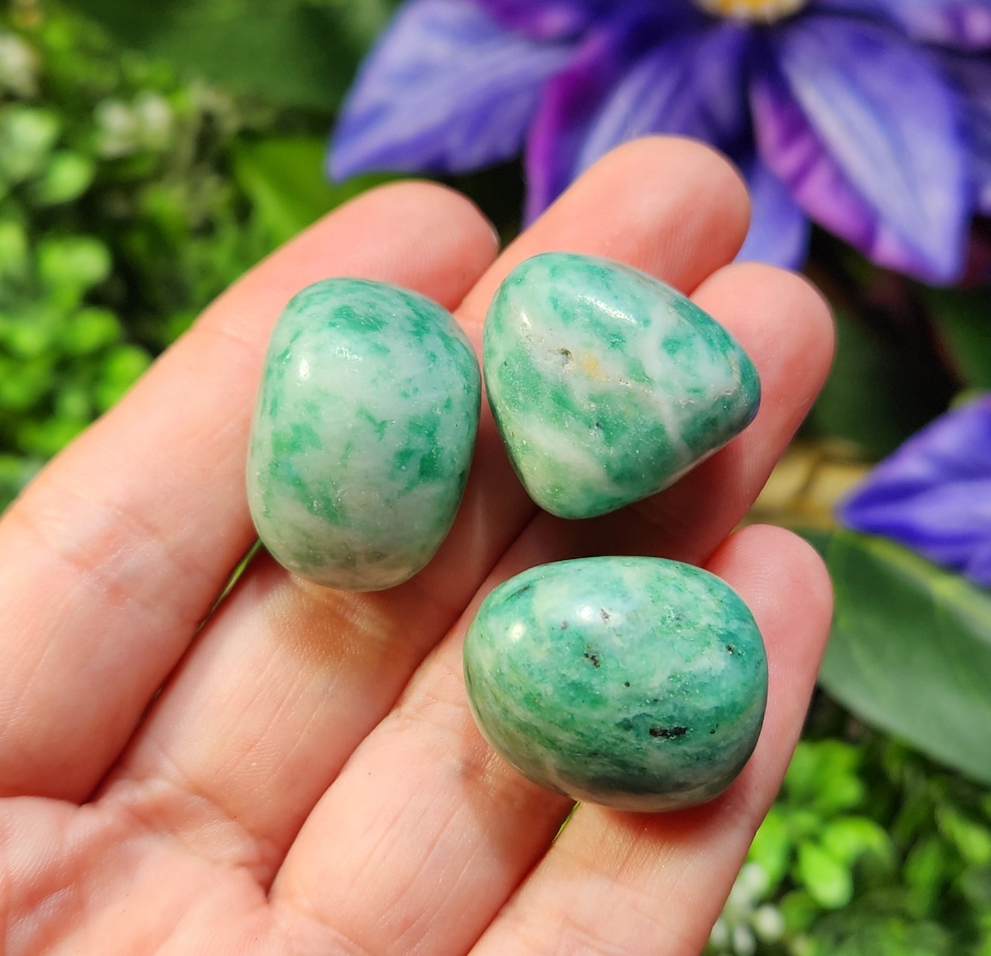 Emerald Fuchsite in Quartz