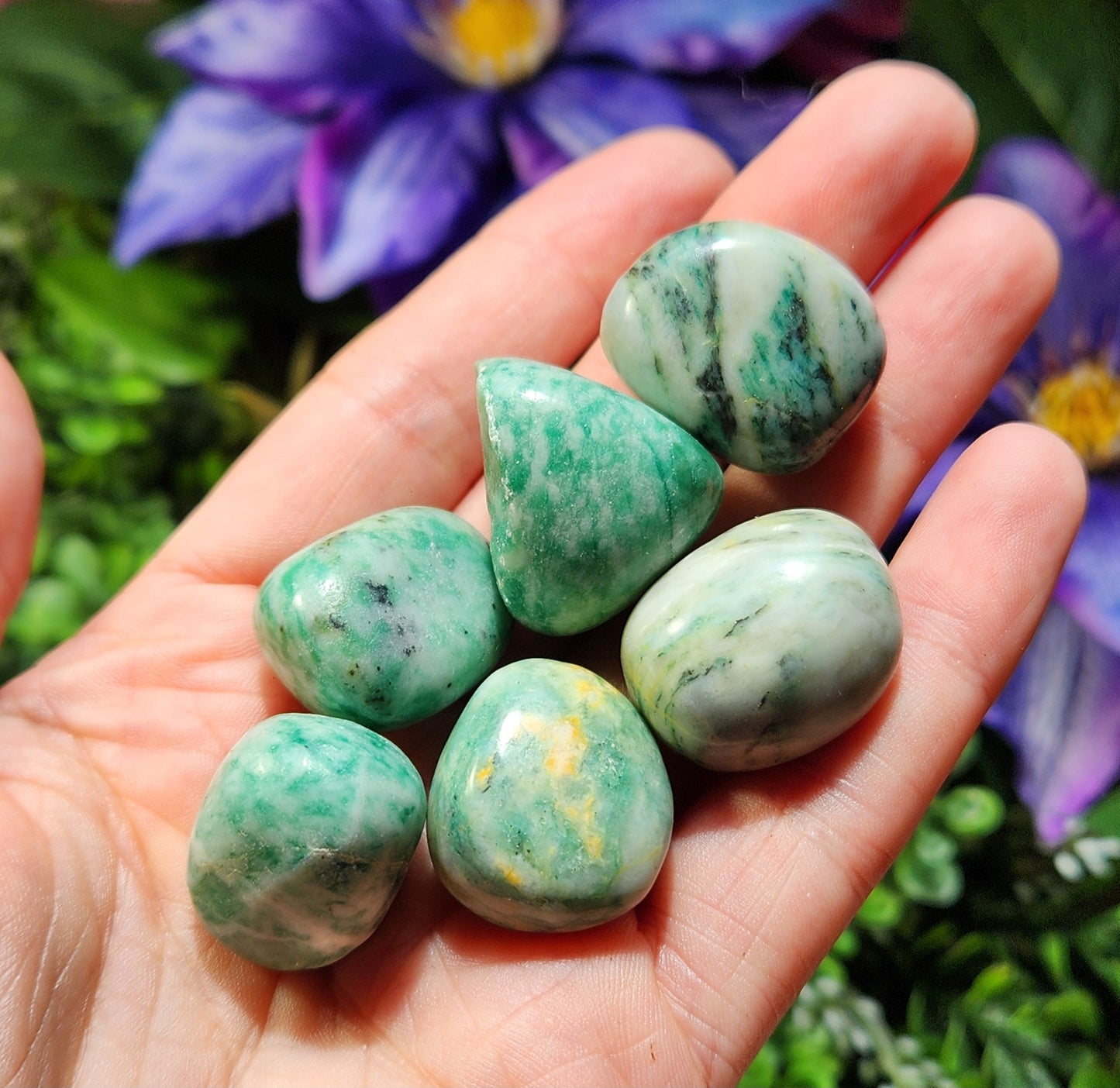Emerald Fuchsite in Quartz