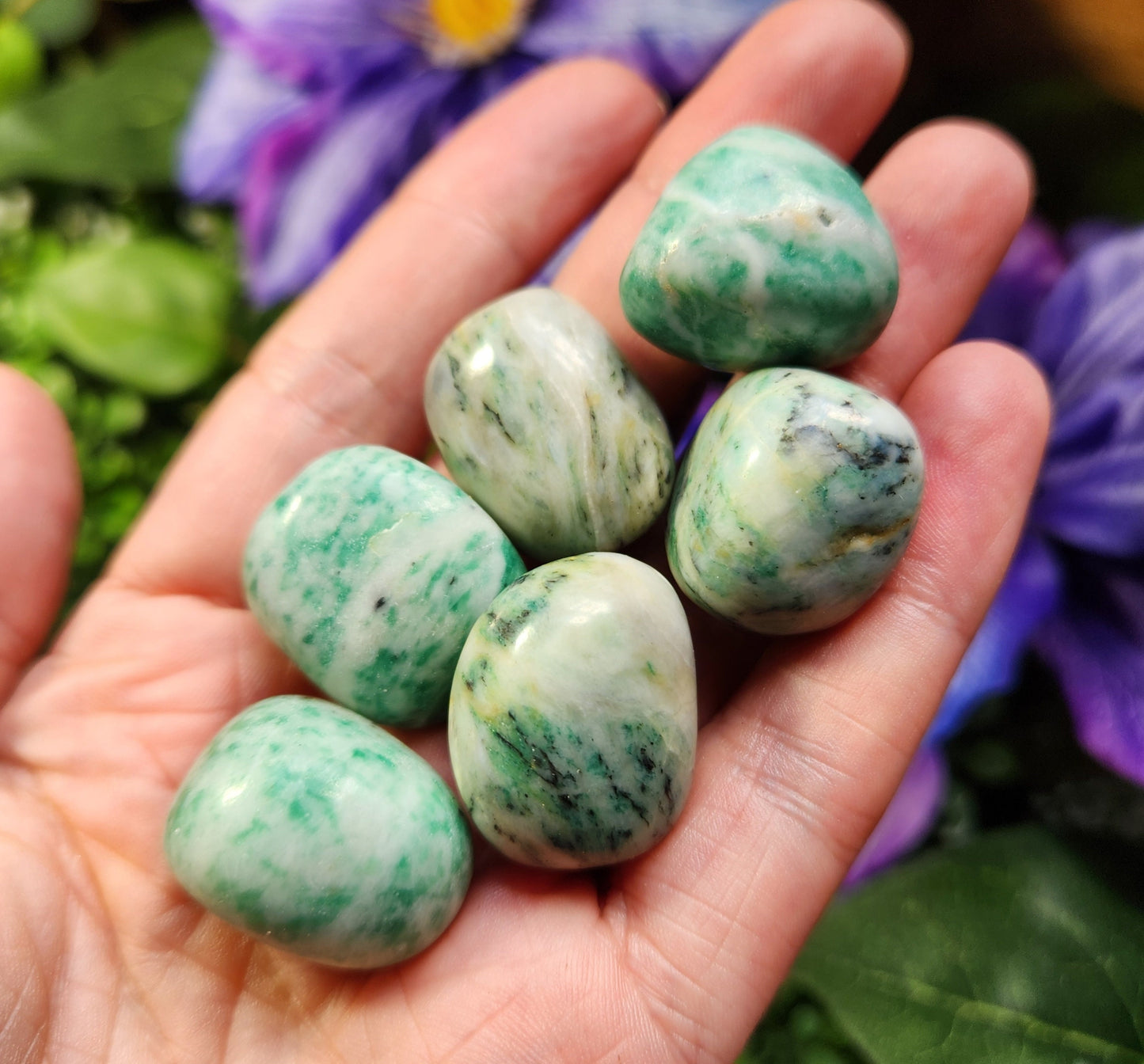 Emerald Fuchsite in Quartz