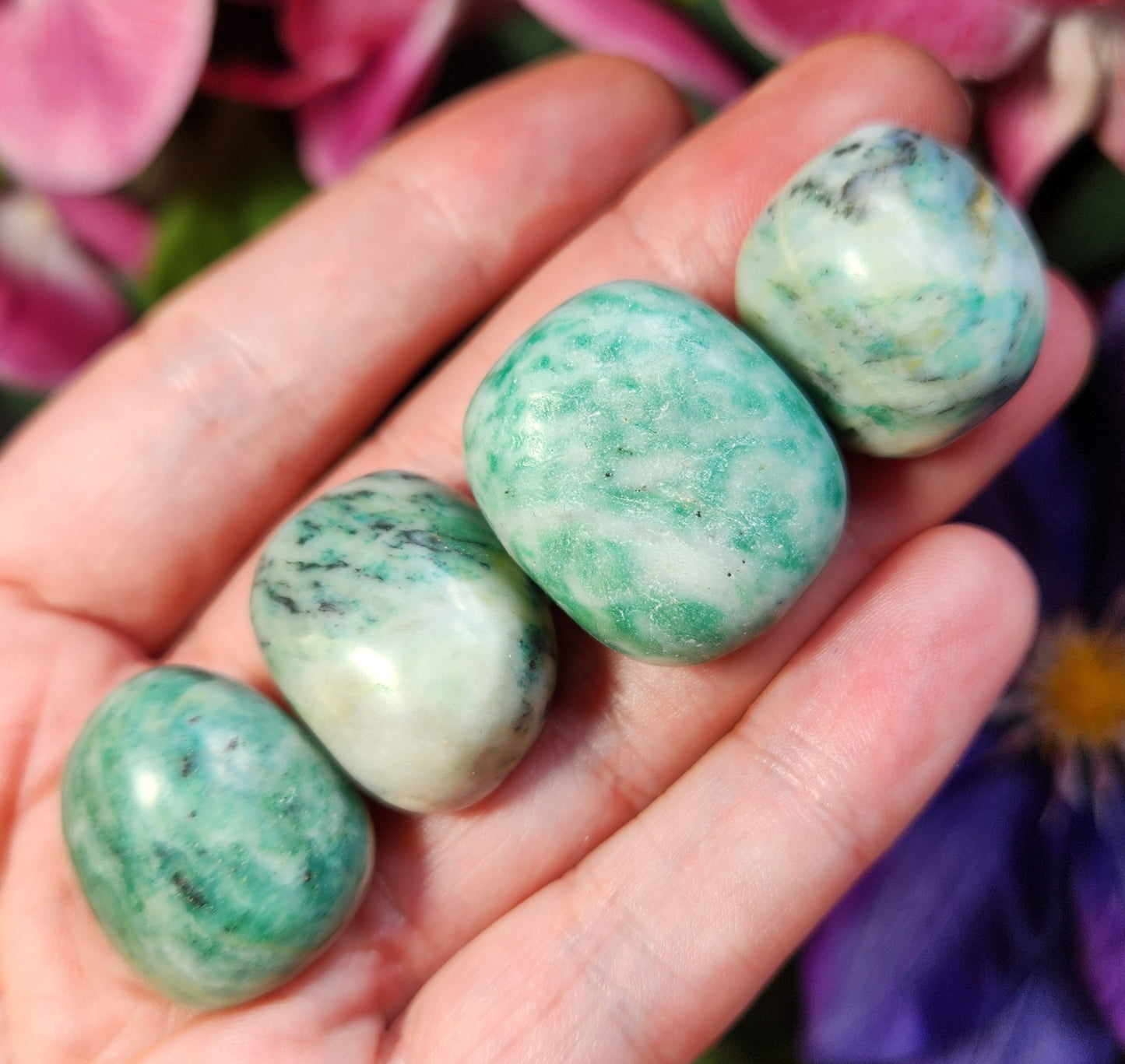 Emerald Fuchsite in Quartz
