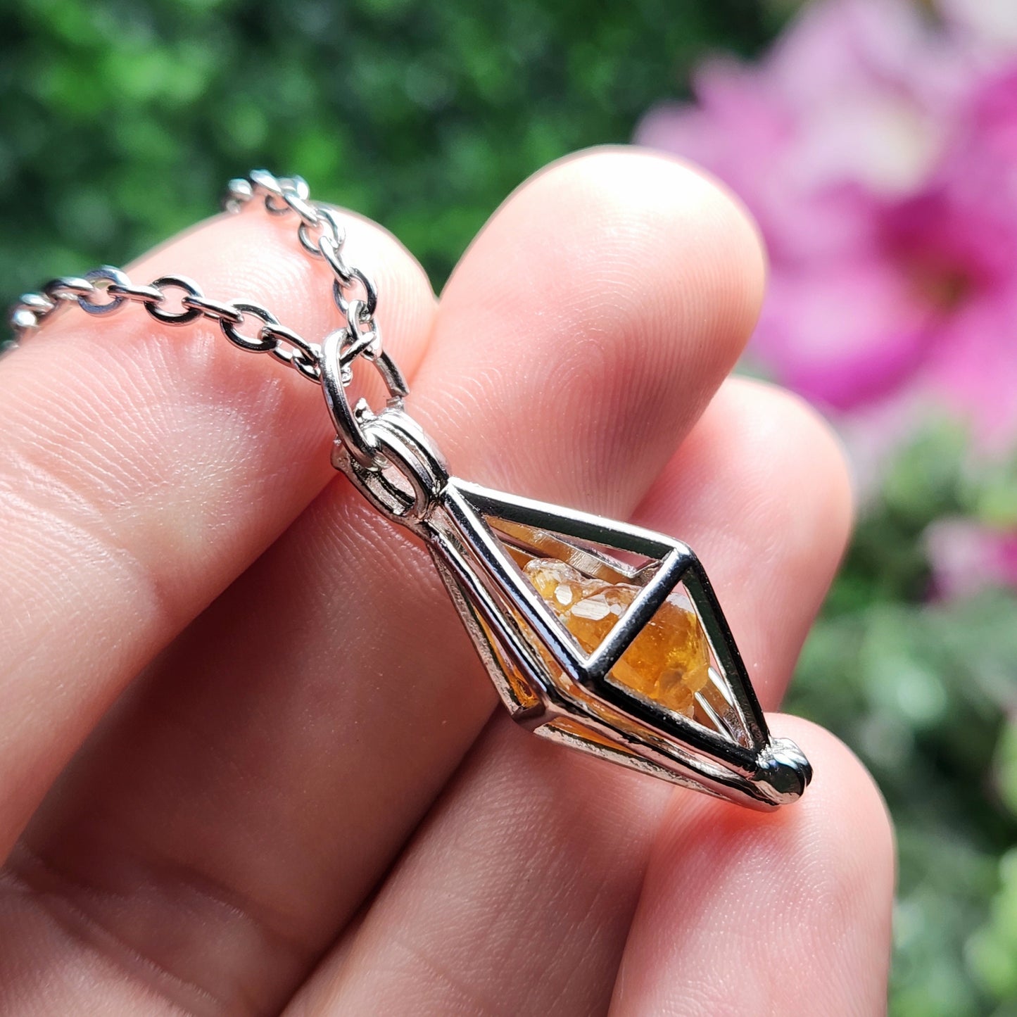 Spessartine Garnet Pendant