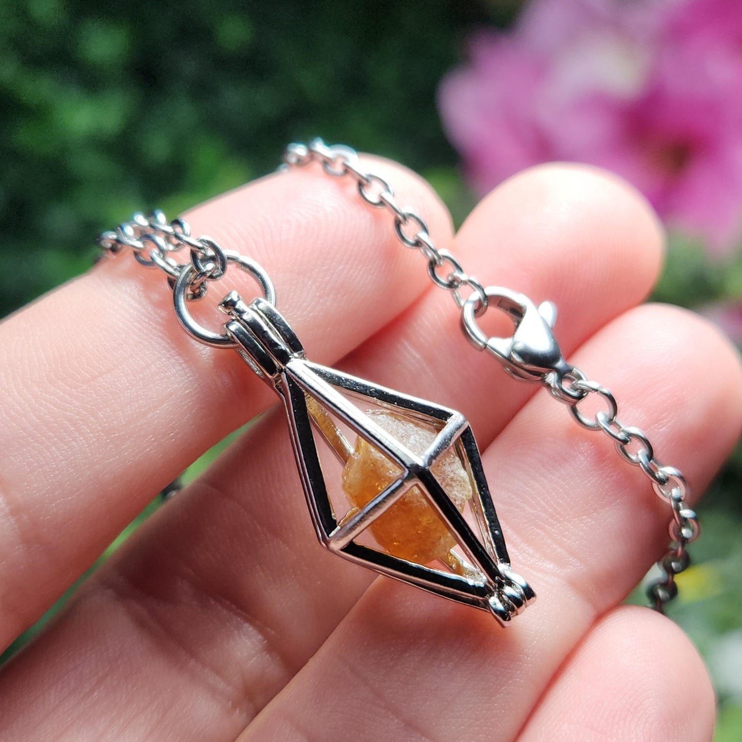 Spessartine Garnet Pendant