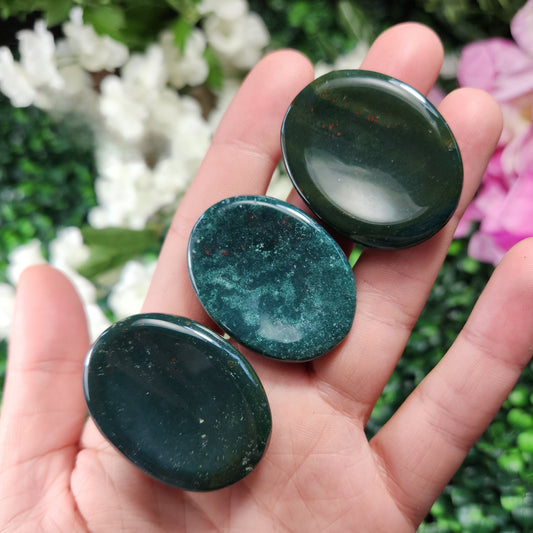 Bloodstone Worry Stone