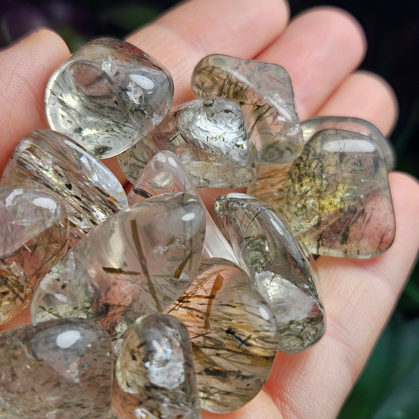 RARE Green Actinolite Quartz