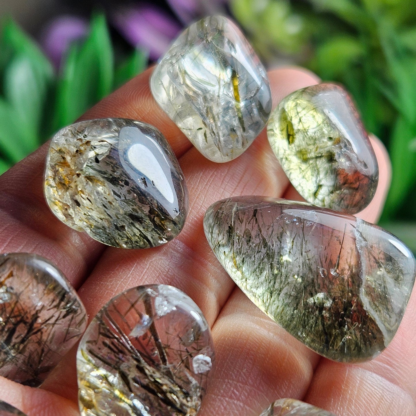 RARE Green Actinolite Quartz