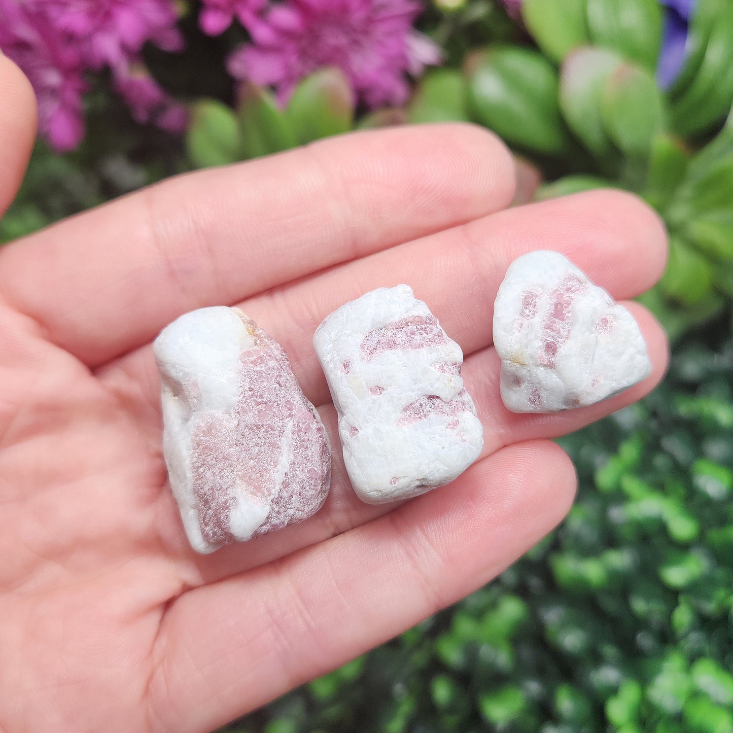 Purple Tourmaline in Quartz