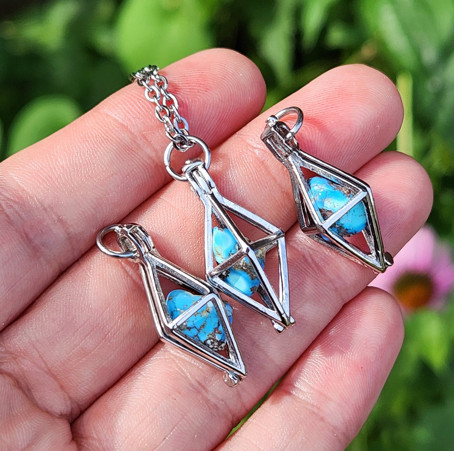 Kazakhstan Turquoise Pendant