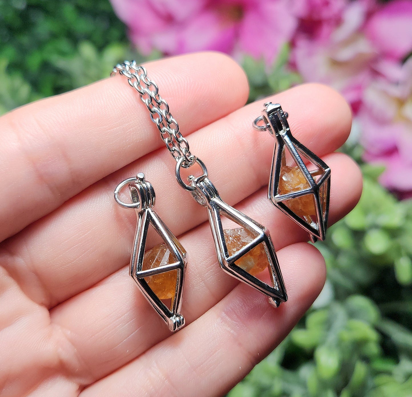 Spessartine Garnet Pendant