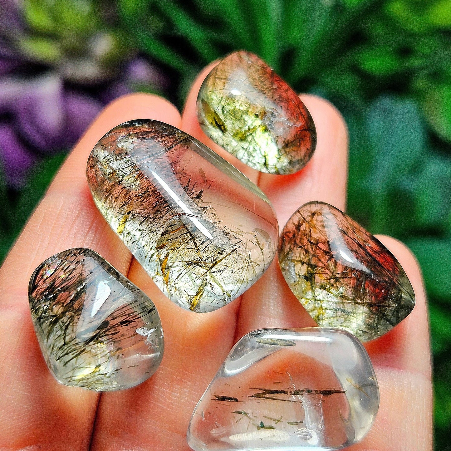 RARE Green Actinolite Quartz