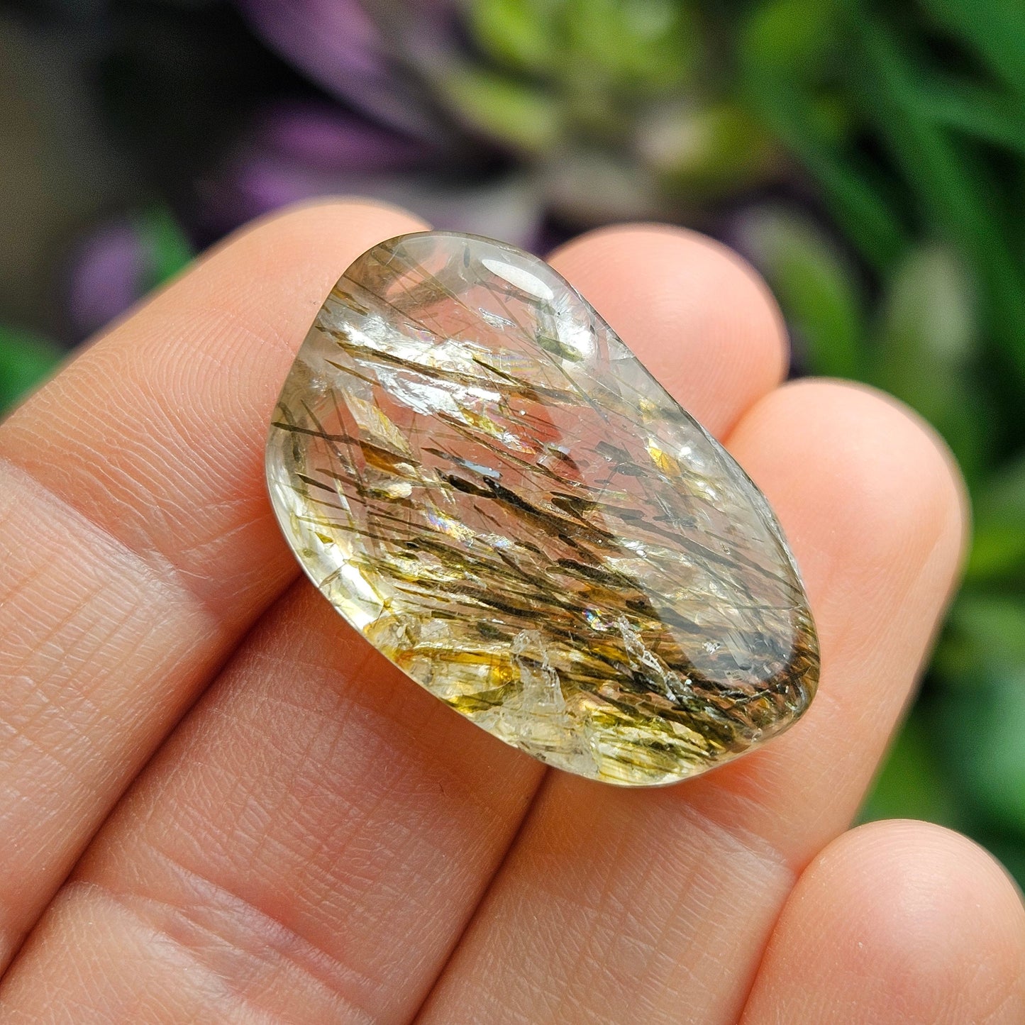 RARE Green Actinolite Quartz