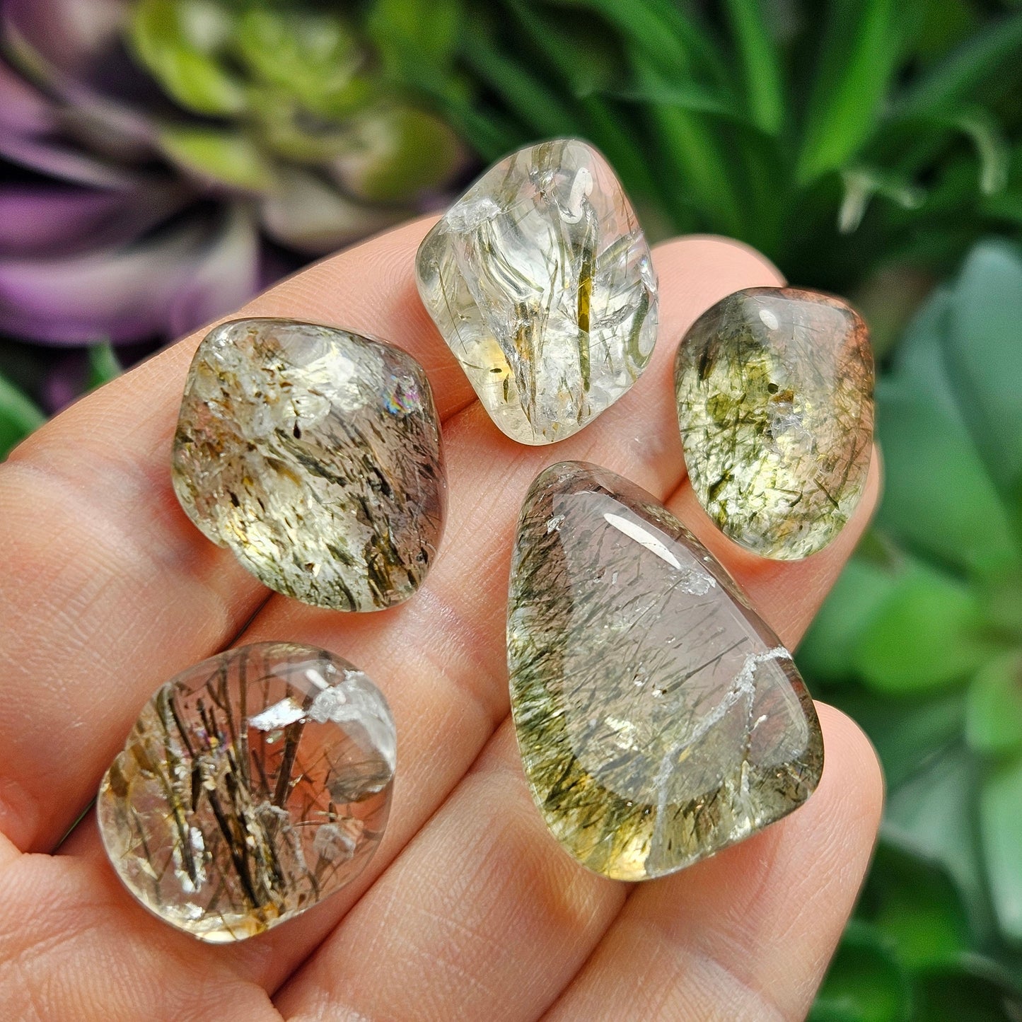 RARE Green Actinolite Quartz