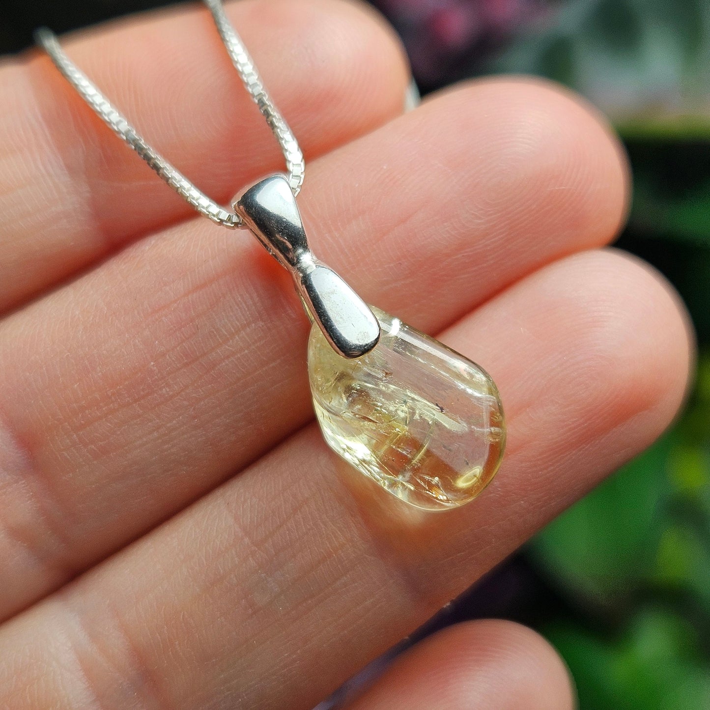 Golden Apatite Pendant