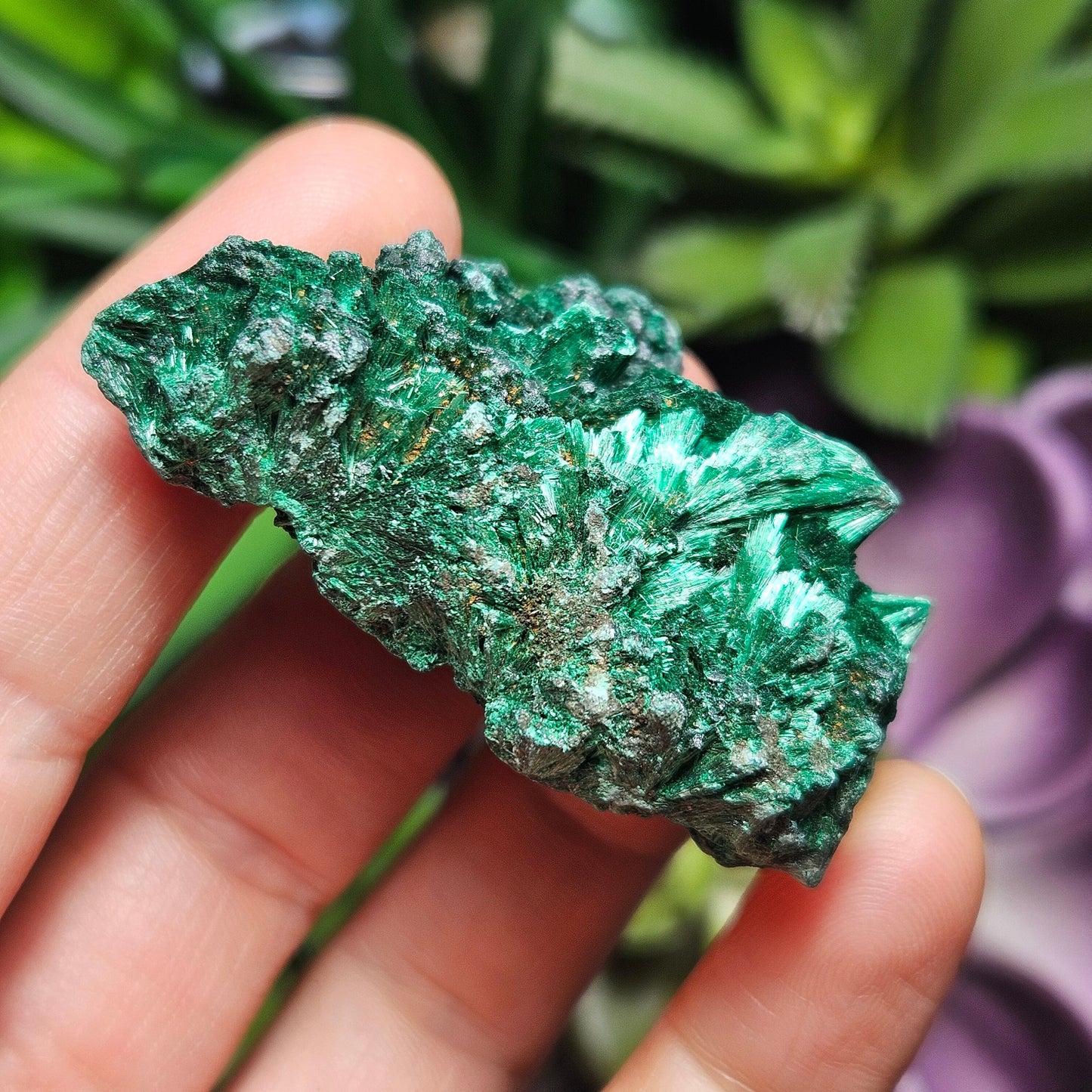 Fibrous Malachite