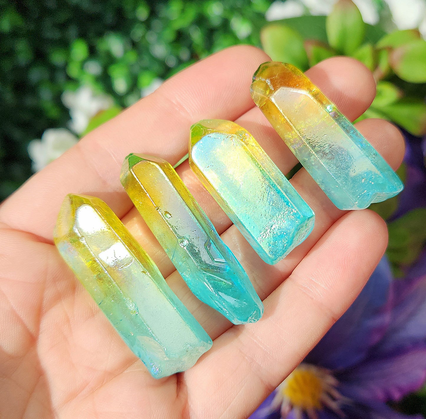 Aura Quartz Crystal