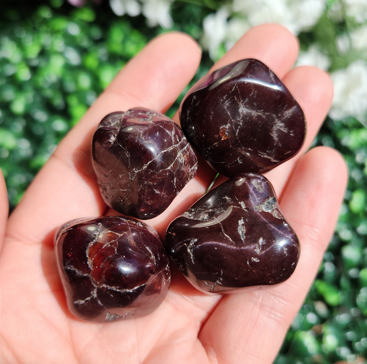 Blood Red Garnet Crystal