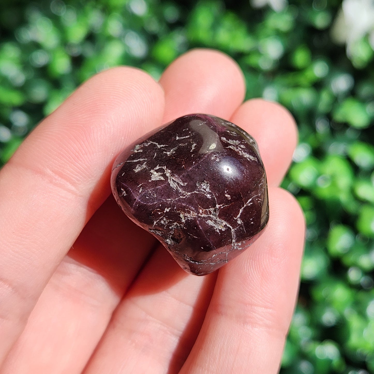 Blood Red Garnet Crystal