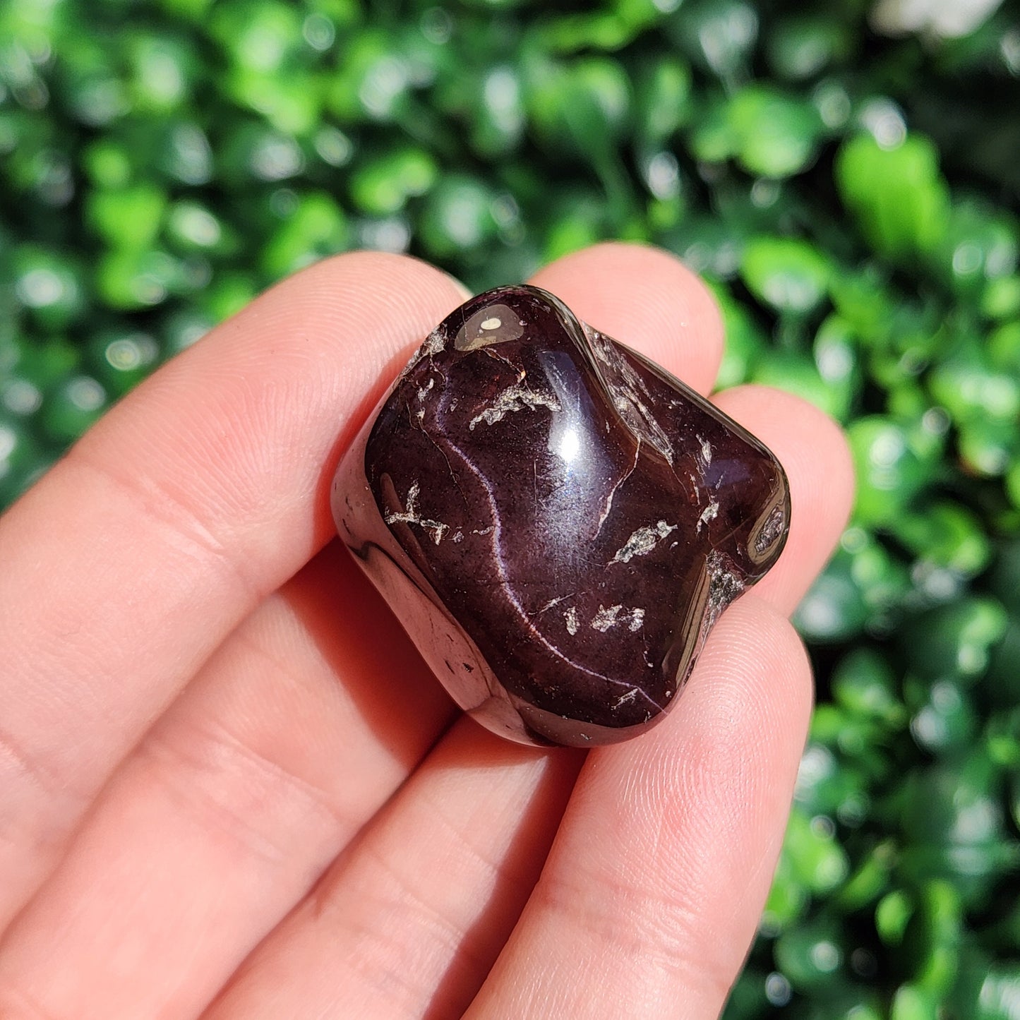 Blood Red Garnet Crystal