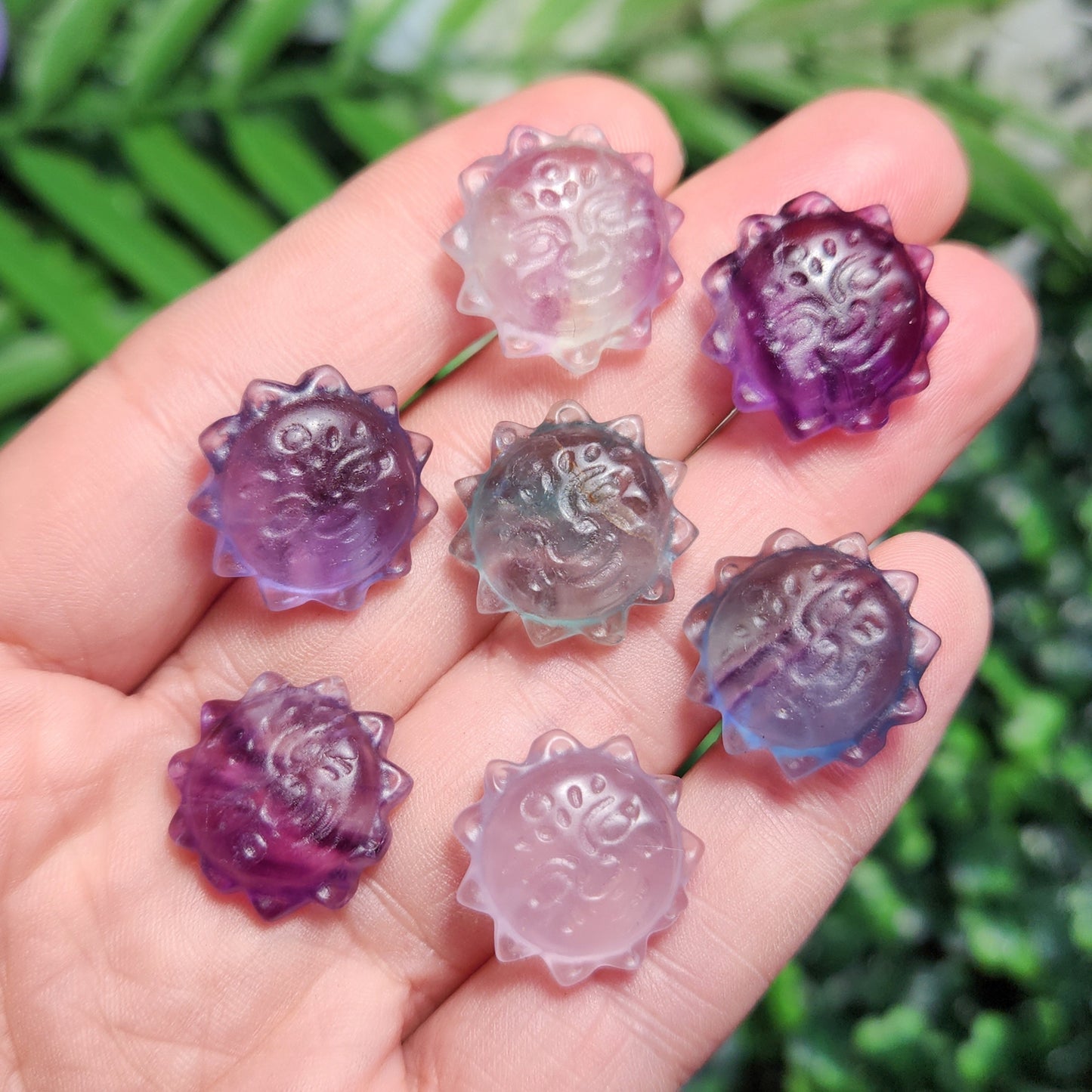 Rainbow Fluorite Sun