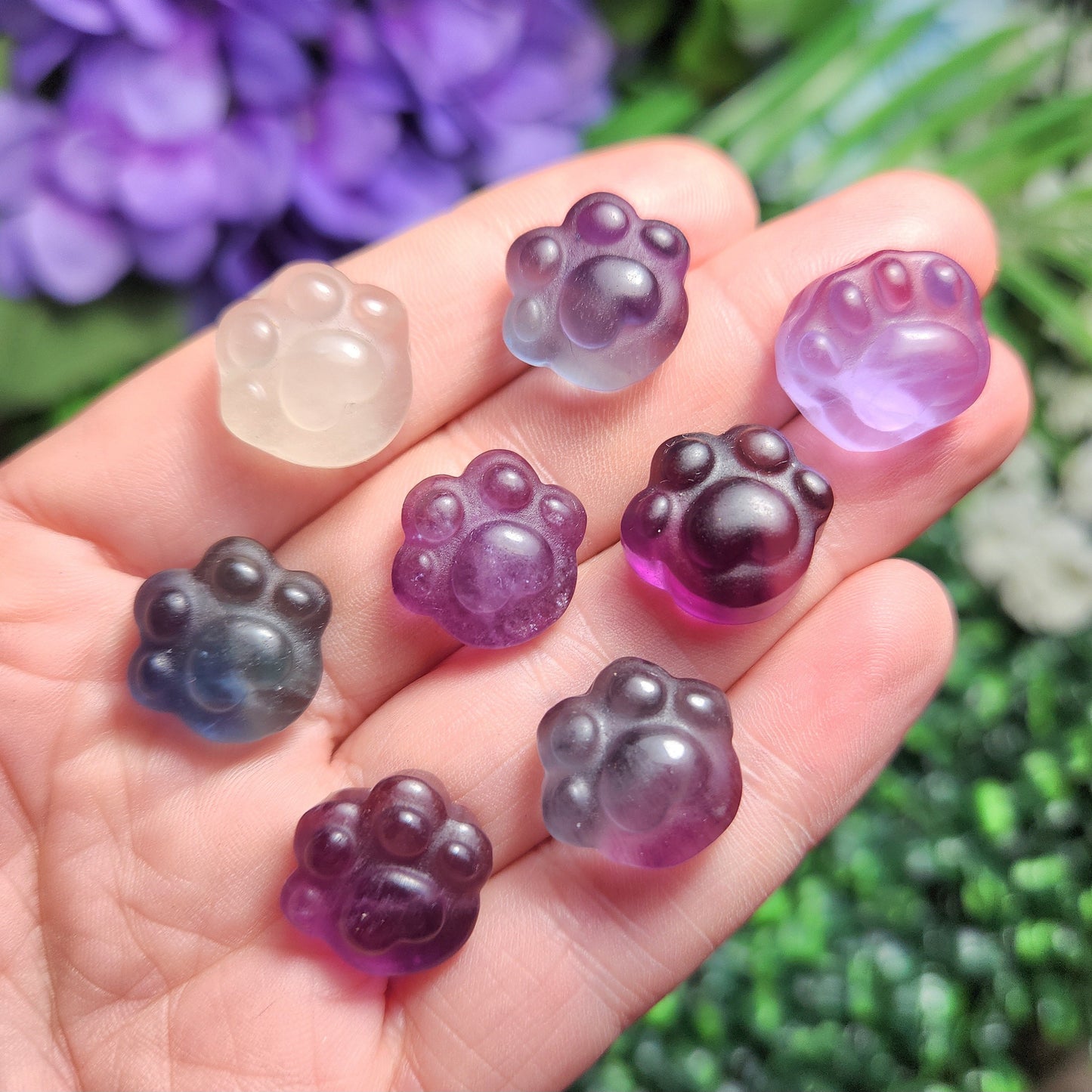 Rainbow Fluorite Paw