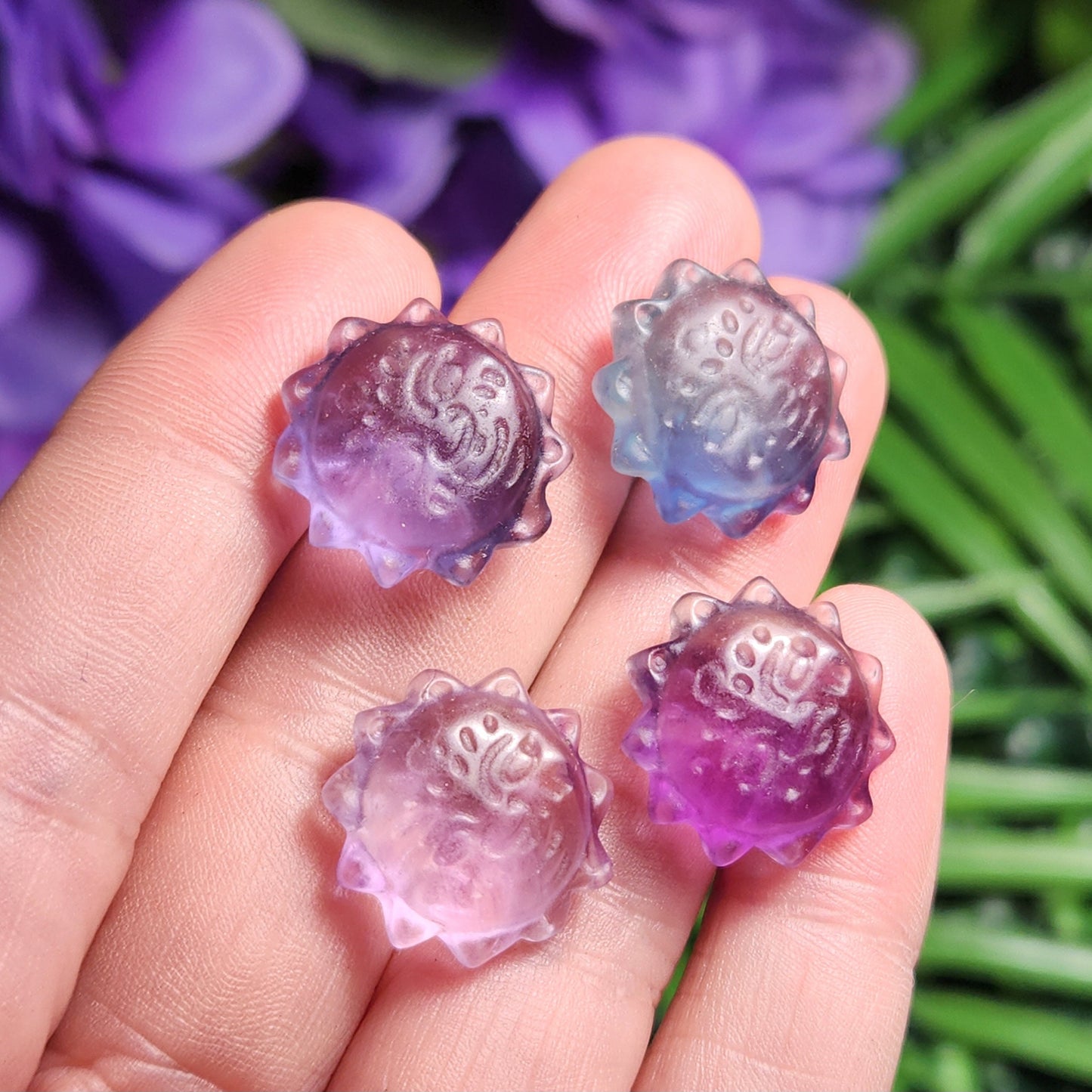 Rainbow Fluorite Sun