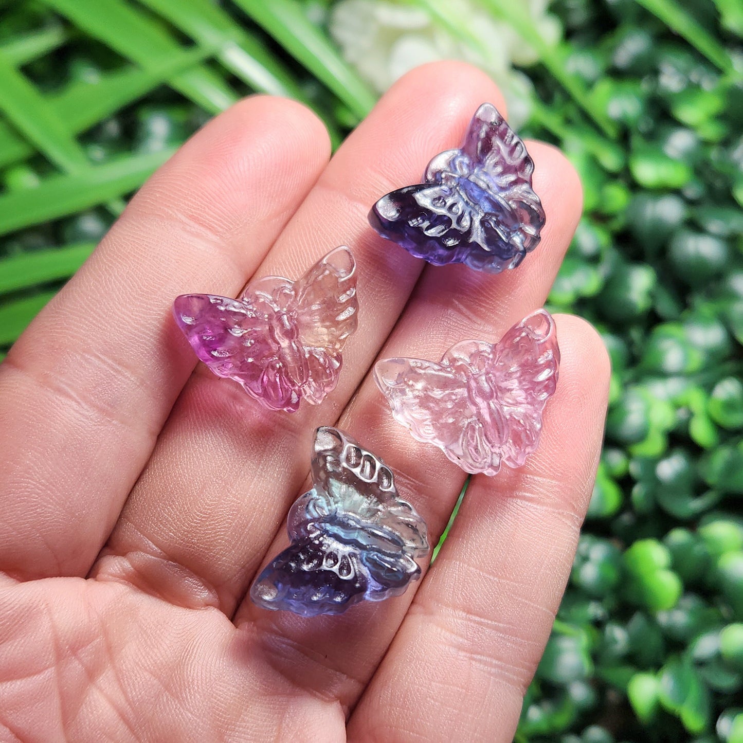 Crystal Butterfly Carving