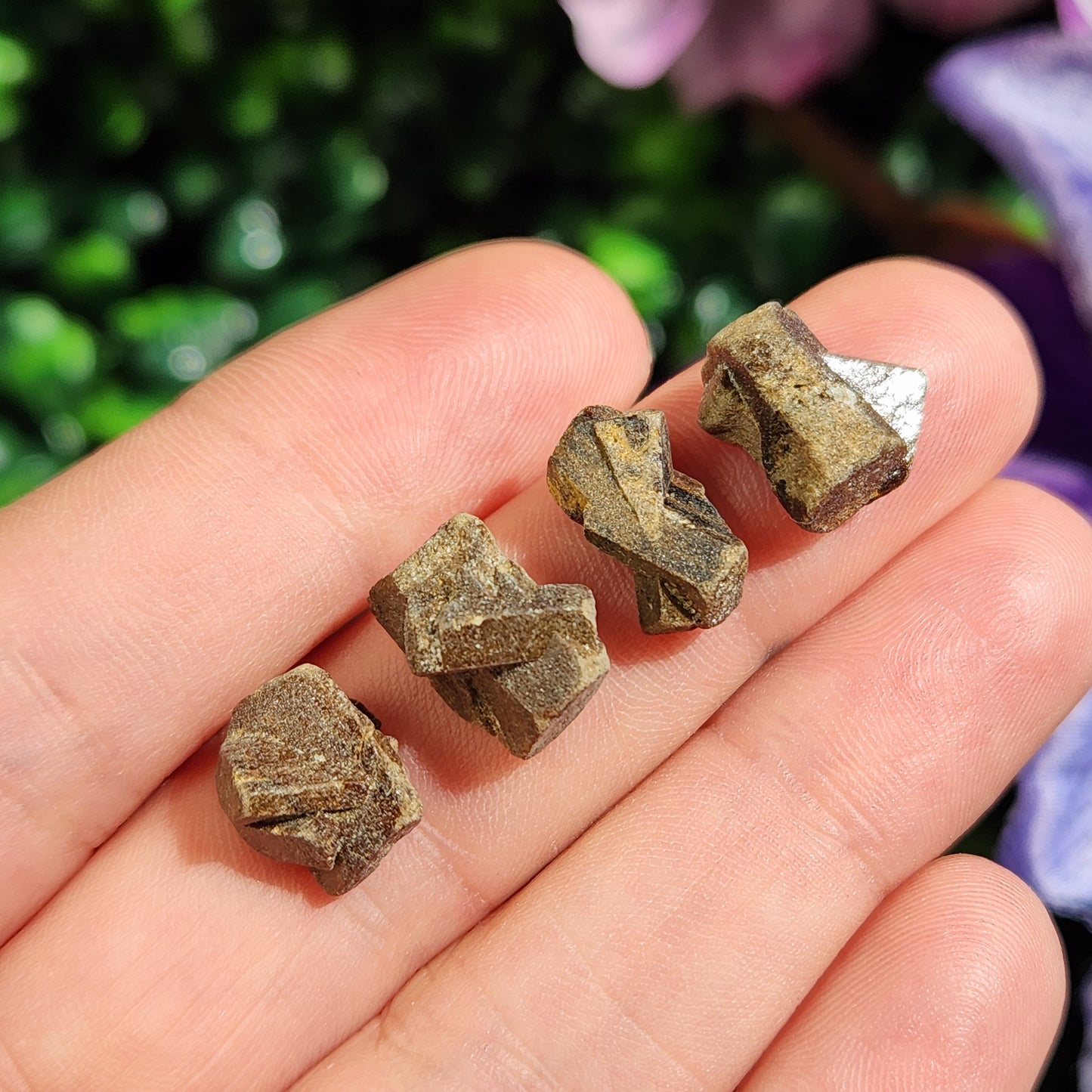 Staurolite Fairy Cross Crystal