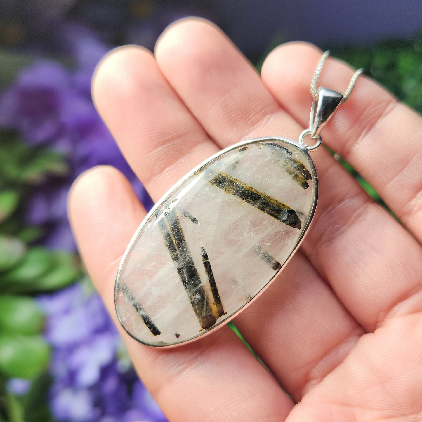 Tourmaline Quartz Pendant