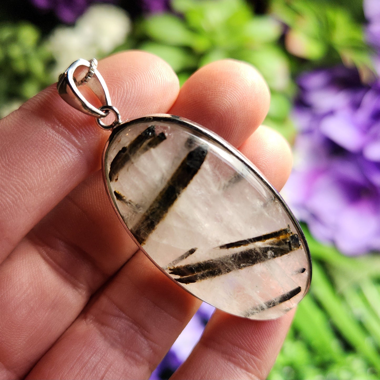 Tourmaline Quartz Pendant