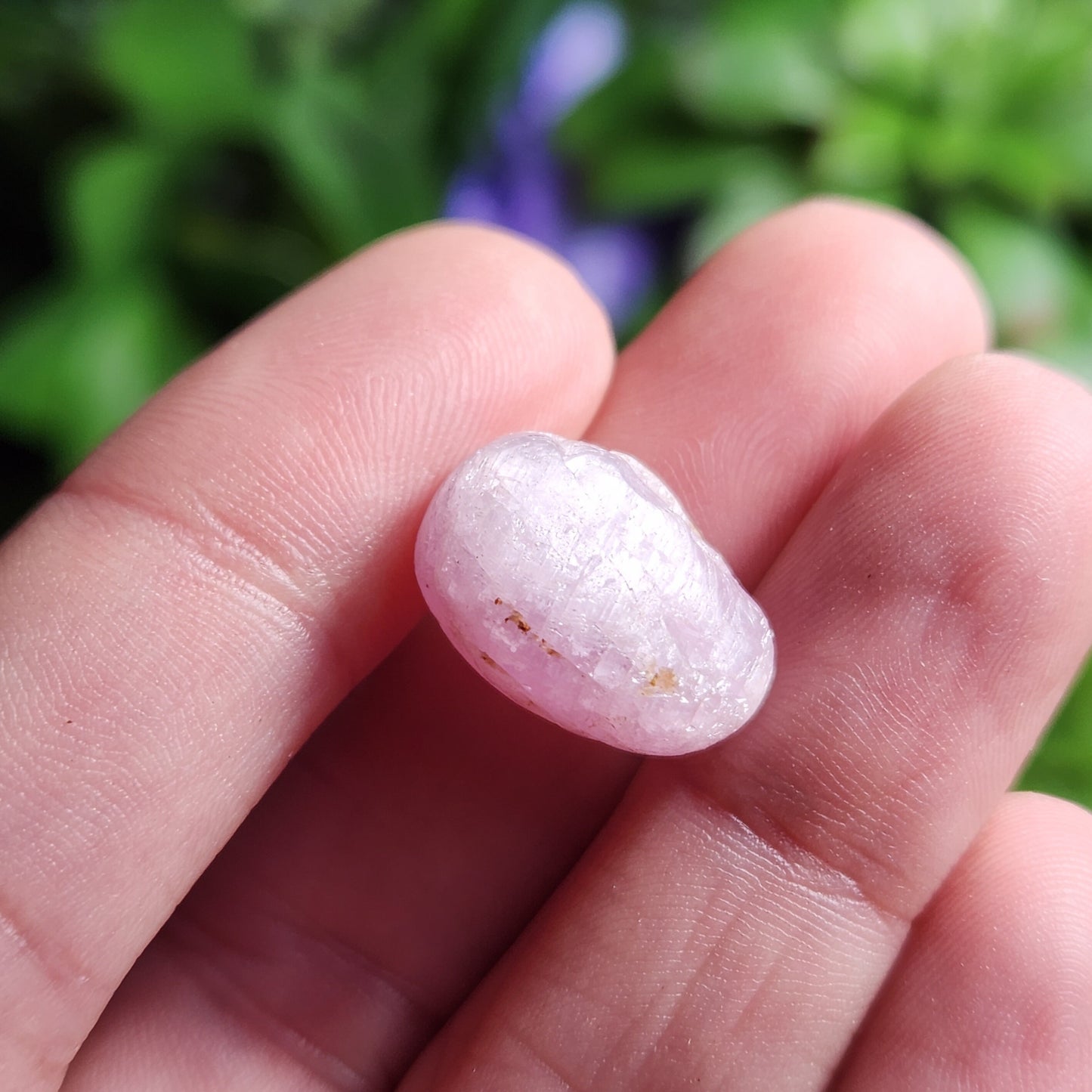 Pink Kunzite "Cats Eye" Crystal